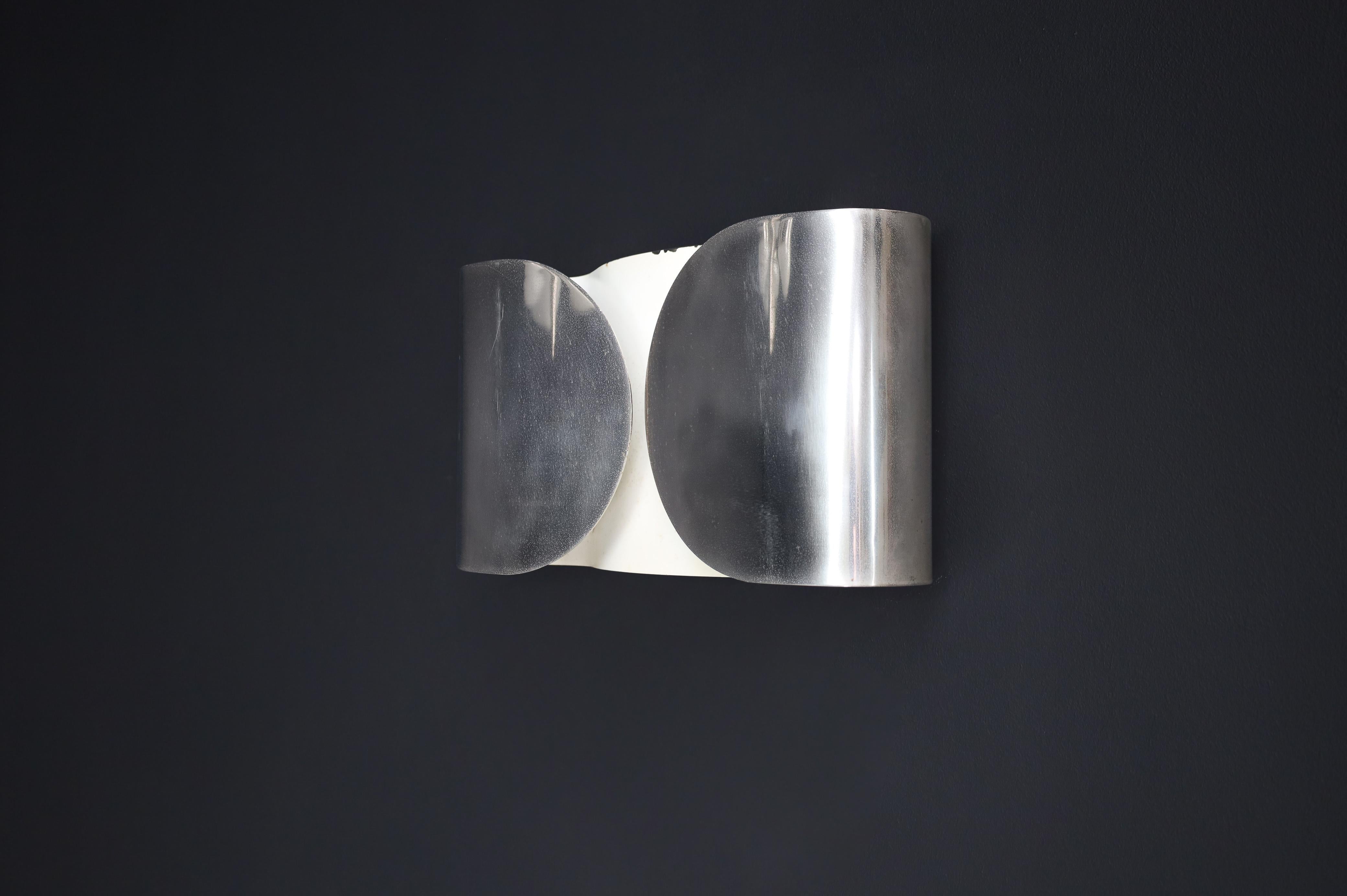 Patinated ‘Foglio’ Wall Lights by Tobia Scarpa for Flos, 1966 – Set of Four For Sale 3