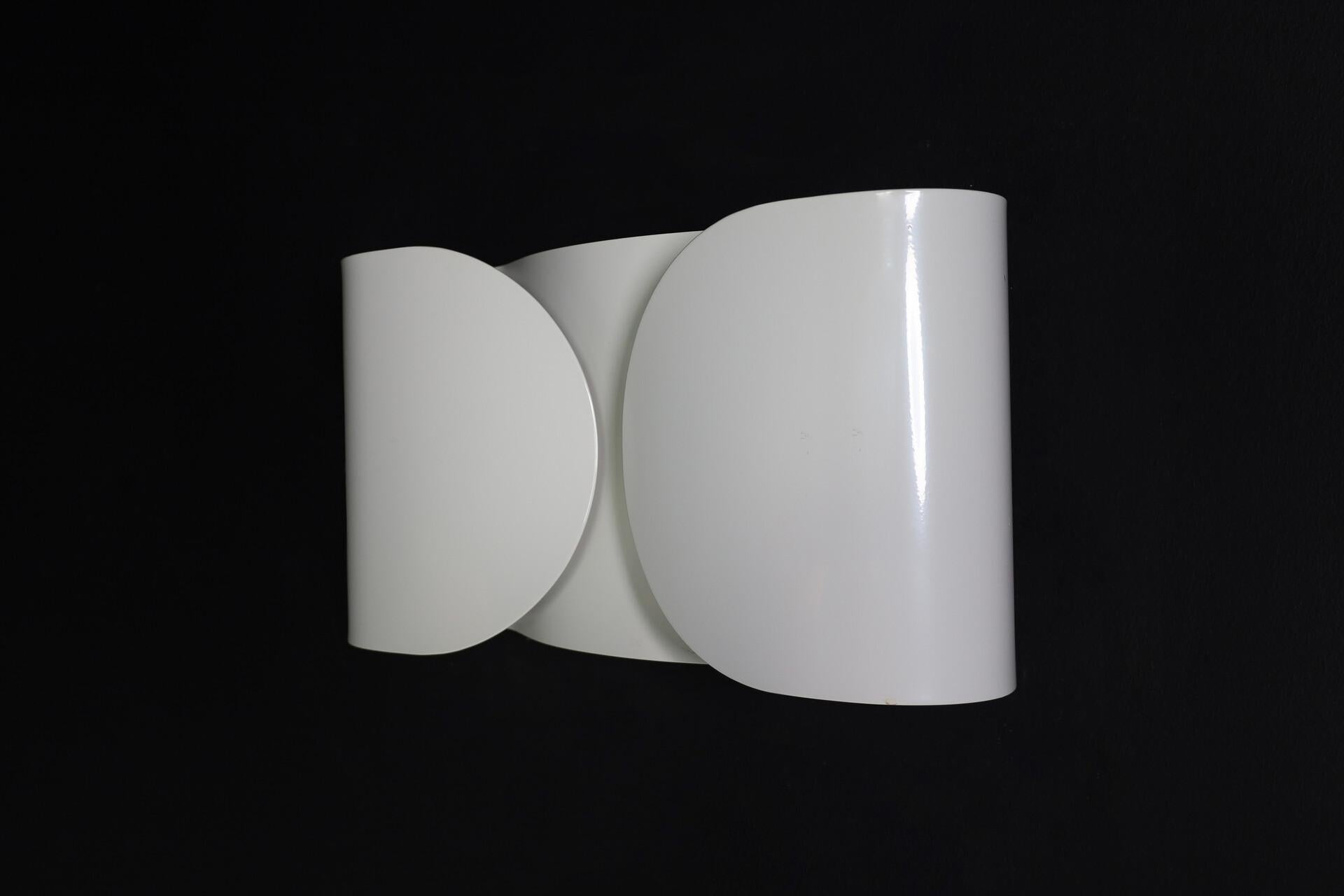 Mid-Century Modern ‘Foglio’ Wall Lights by Tobia Scarpa for Flos, 1966 – Set of Four For Sale