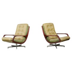 Paar Eugen Schmidt Lounge-Drehstühle für Soloform, Deutschland, 1960