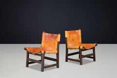 Rare Pair of Paco Muñoz Riaza Chico Chica Children's Chairs for Darro Spain 1960