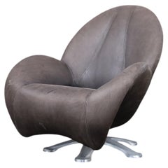 Jan Armgardt Papageno Sculptural Swivel Lounge Chair for Leolux Netherlands 1990