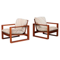 Paire de fauteuils de style « Mid-Century Modern » signés Miroslav Navrátil, Tchécoslovaquie, années 1970