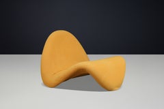 Pierre Paulin “Tongue” Lounge Chair for Artifort in Original Yellow Fabric, 1960