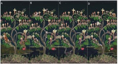Ochroma Wild Things Midnight Black Wallpaper