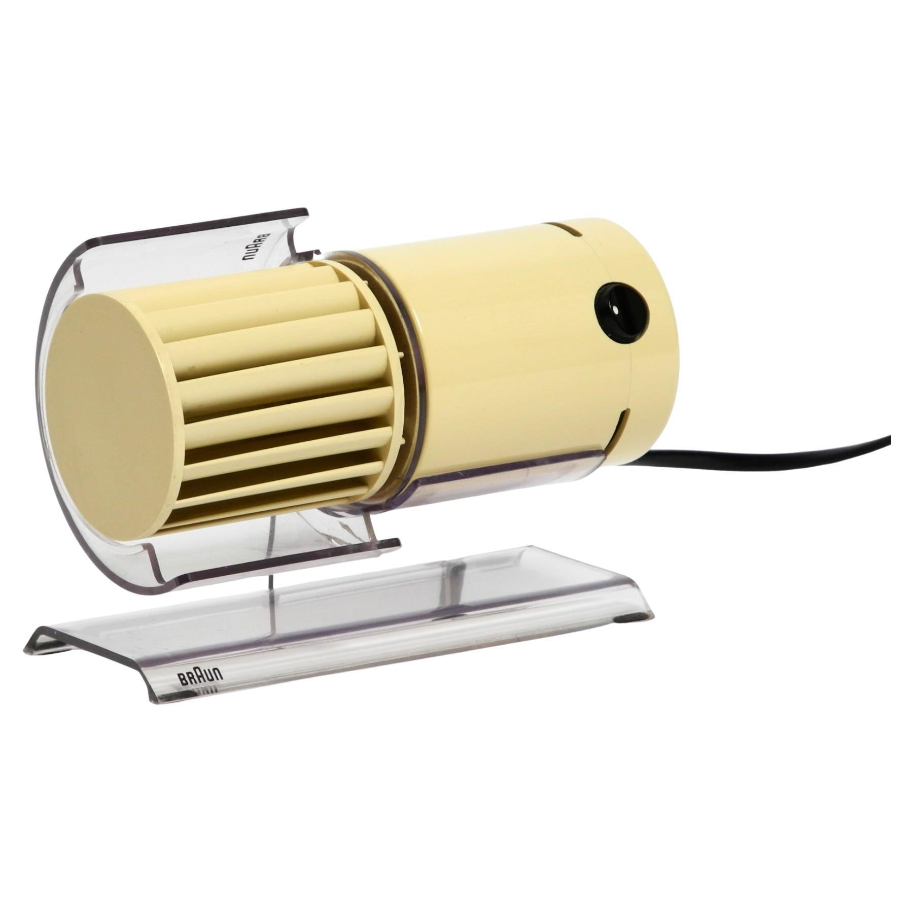 Original BRAUN Tischventilator HL-70 Typ 4 550  in Beige aus den 70er Jahren im Angebot