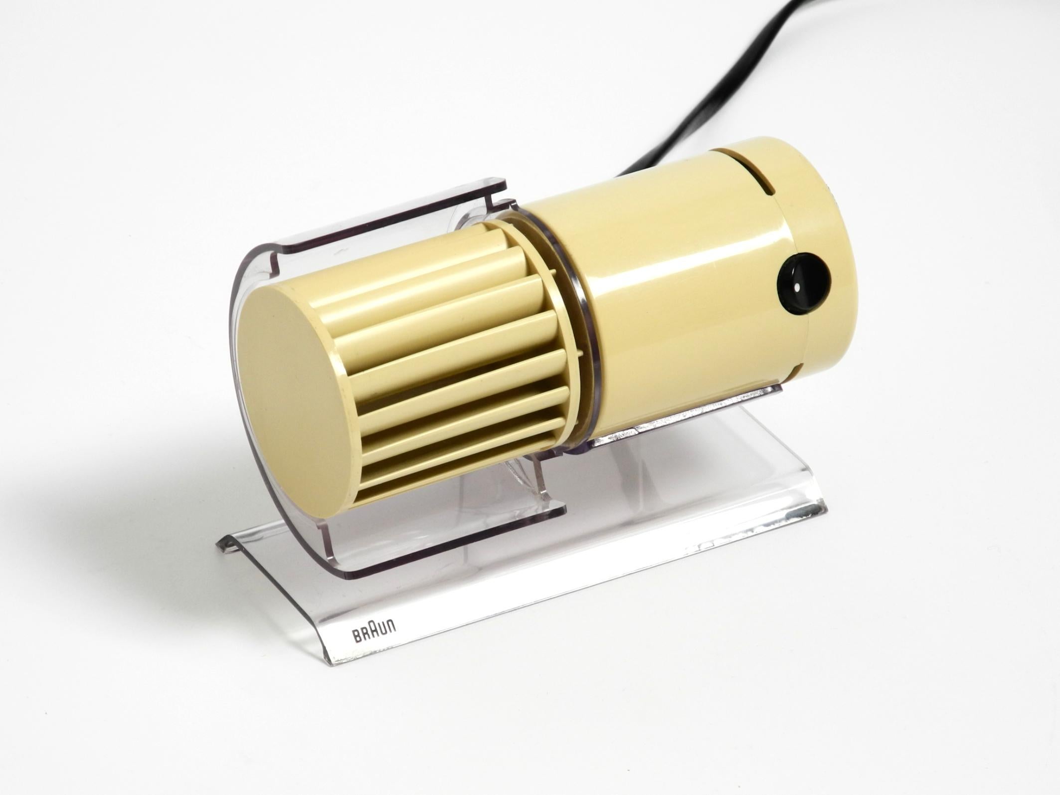 Original BRAUN Tischventilator HL-70 Typ 4 550  in Beige aus den 70er Jahren im Angebot 7
