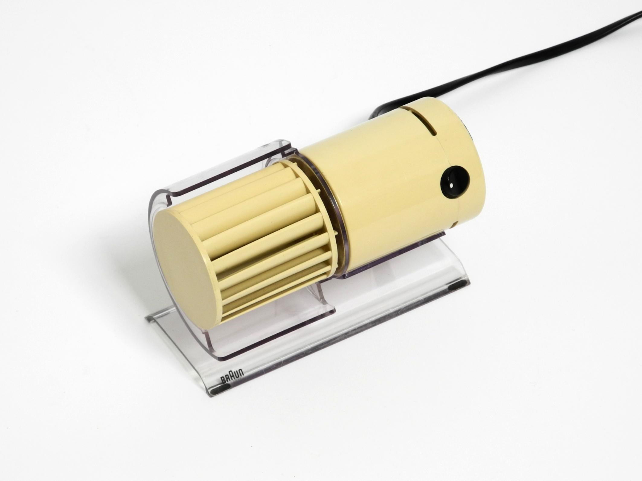 Original BRAUN Tischventilator HL-70 Typ 4 550  in Beige aus den 70er Jahren im Angebot 9