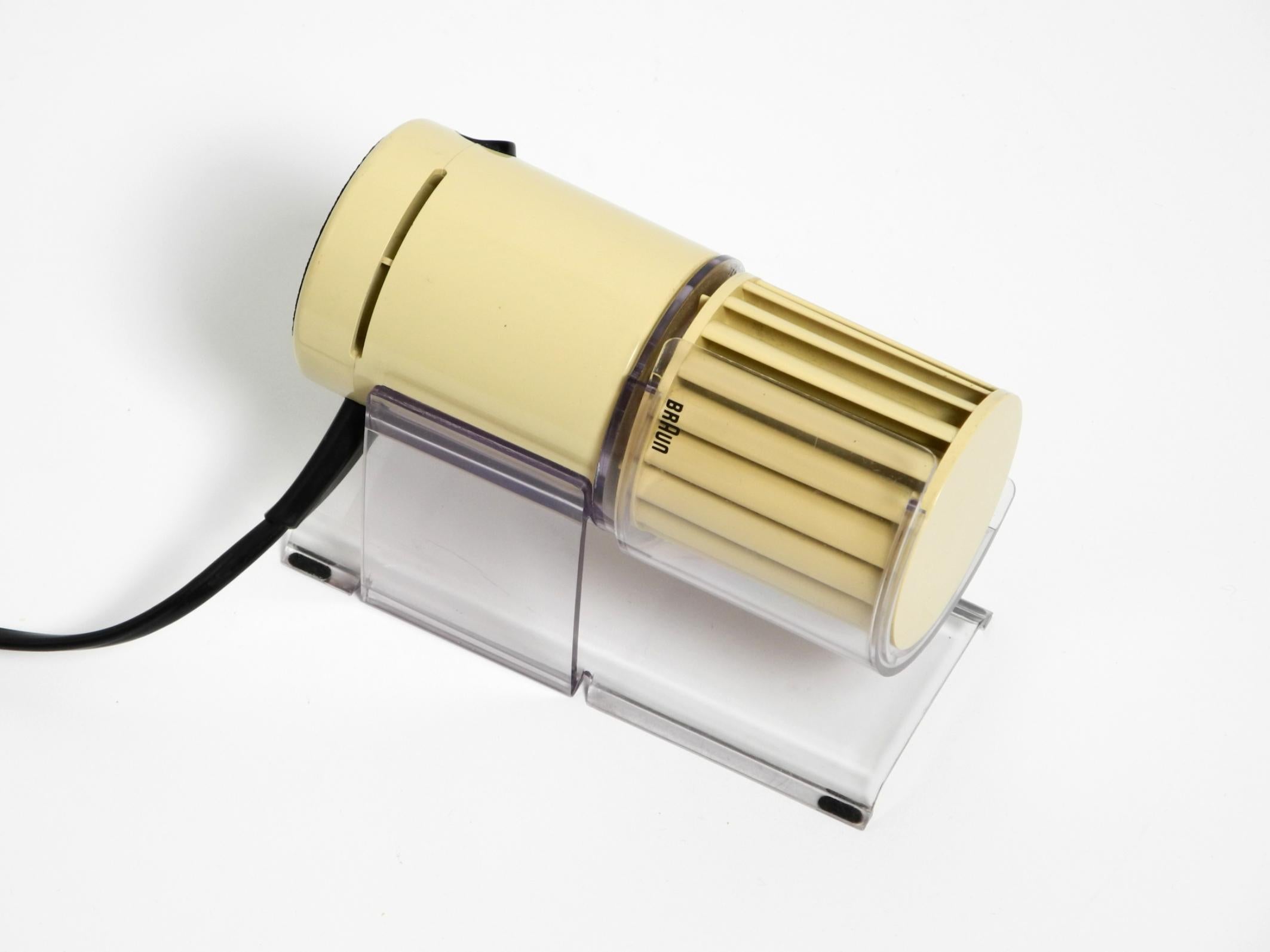 Original BRAUN Tischventilator HL-70 Typ 4 550  in Beige aus den 70er Jahren im Angebot 10
