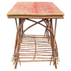 Adirondack Style Twig Table