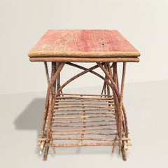 Adirondack Style Twig Table