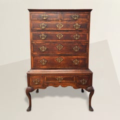 English George II Vernacular Highboy
