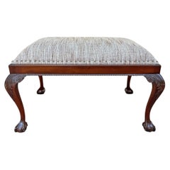 Mid-20th Century Chippendale-Style Ottoman