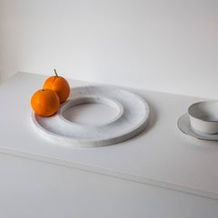 Marble tray, Carrara white Minimalist Tray, Marblelous Ring Tray by Aparentment