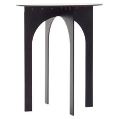 “Minus Side Table” Heavy Metal Collection Iron Side Table by Aparentment