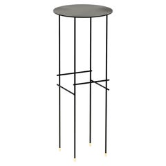 “Pedestal L” Minimalist Industrial Side Table by Josep Vila for Aparentment