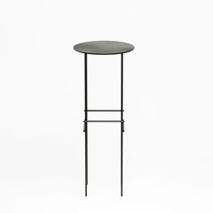 “Pedestal L” Minimalist Industrial Side Table by Josep Vila for Aparentment