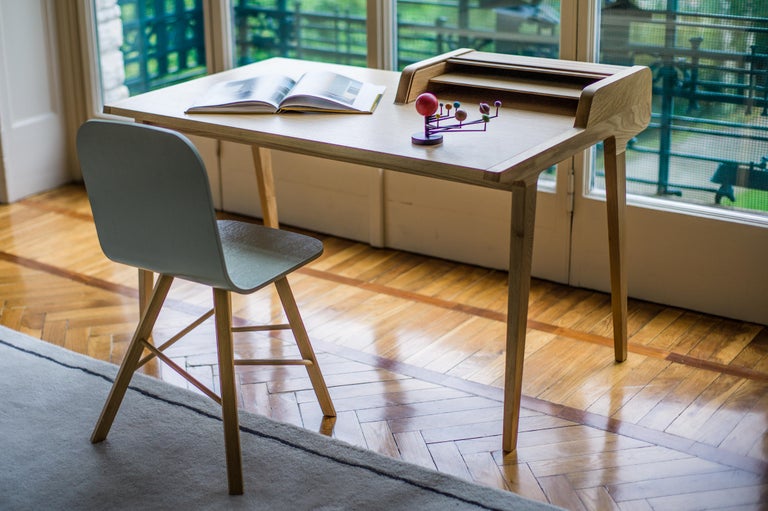 tapparelle desk contemporary design inspired by ancient roll up