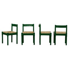Vico Magistretti "Carimate" Dining Chairs for Cassina, 1960, Set of 4