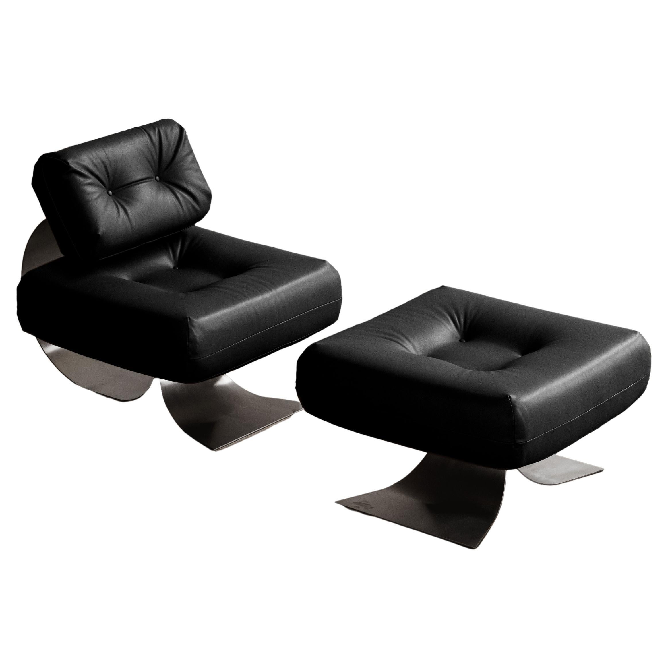 Oscar Niemeyer “Alta” Lounge Set for Mobilier International, 1971