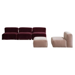 Kazuhide Takahama “Marcel” Modular Sofa for Gavina, 1965, Set of 5