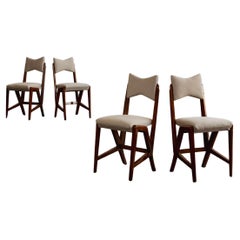 Giuseppe Scapinelli Dining Chairs for Fábrica de Móveis Giesse, 1950, Set of 4