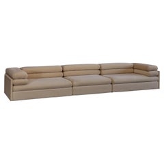 Afra & Tobia Scarpa Elogio Modular Sofa für B&B Italia, Samt, 1974, 3er Set