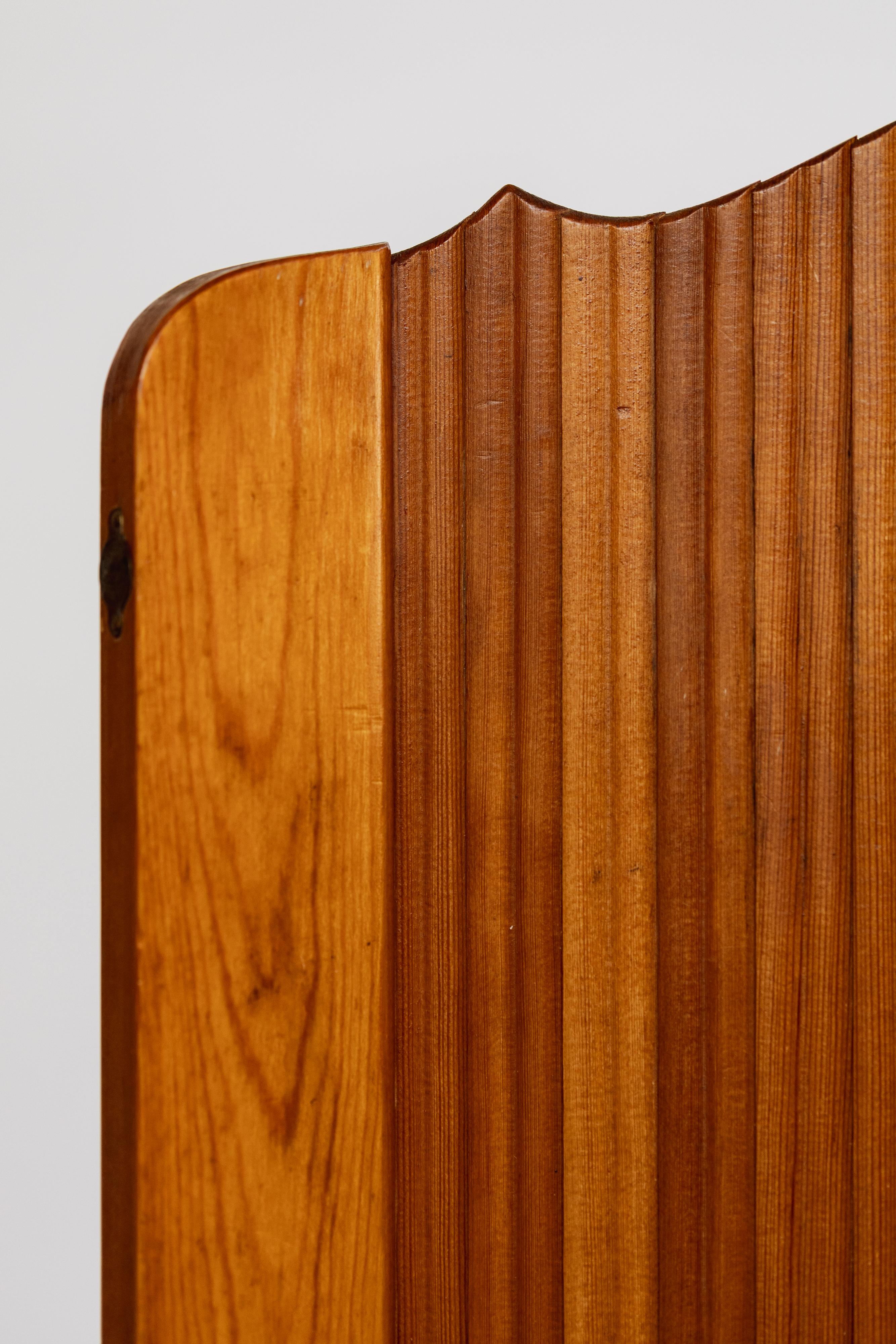 Legno Divisorio per ambienti in stile Art Déco di Jomaine Baumann, 1938 in vendita