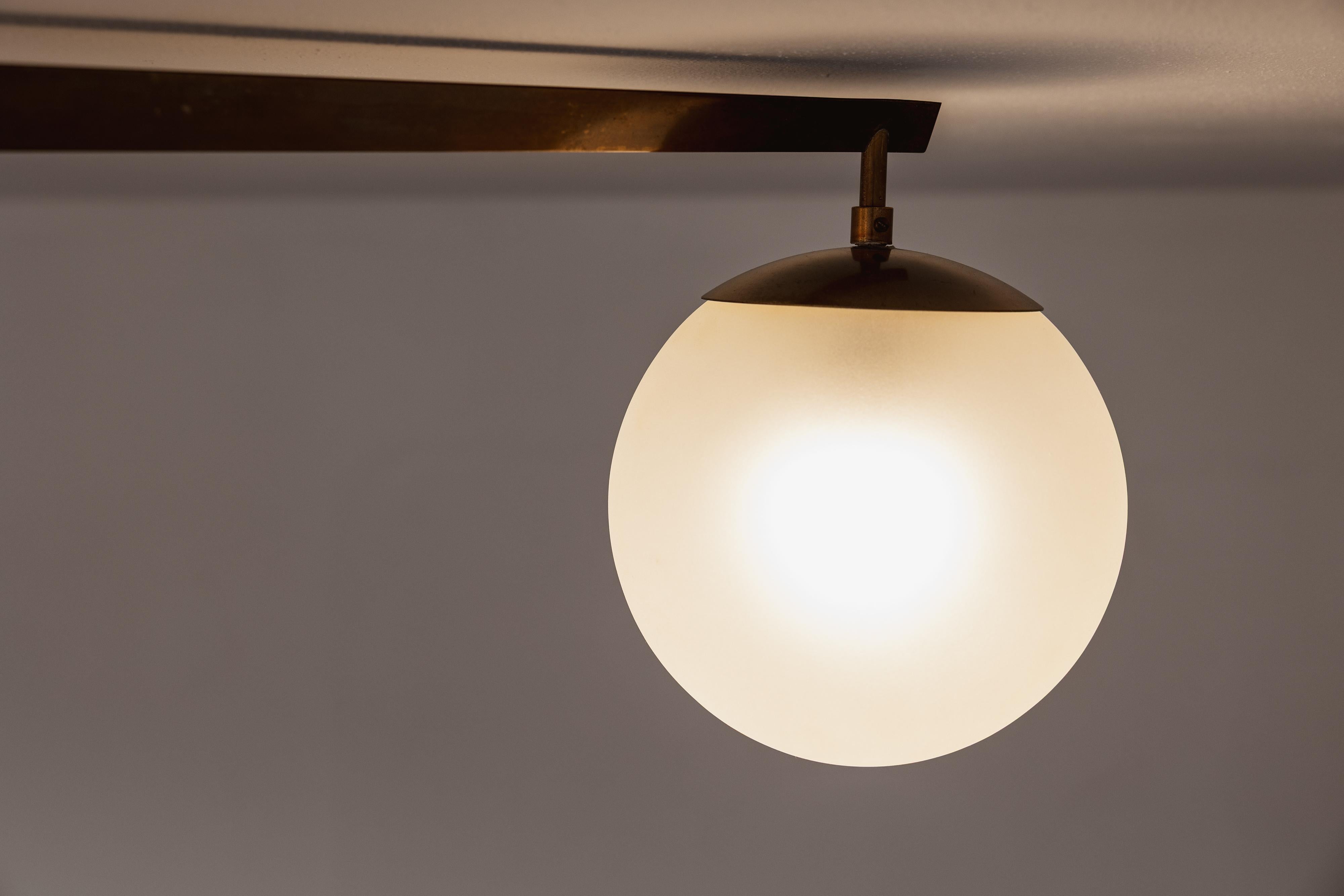 Mid-20th Century Angelo Lelii “Stella a 4” Ceiling Lamp for Arredoluce, 1959 For Sale