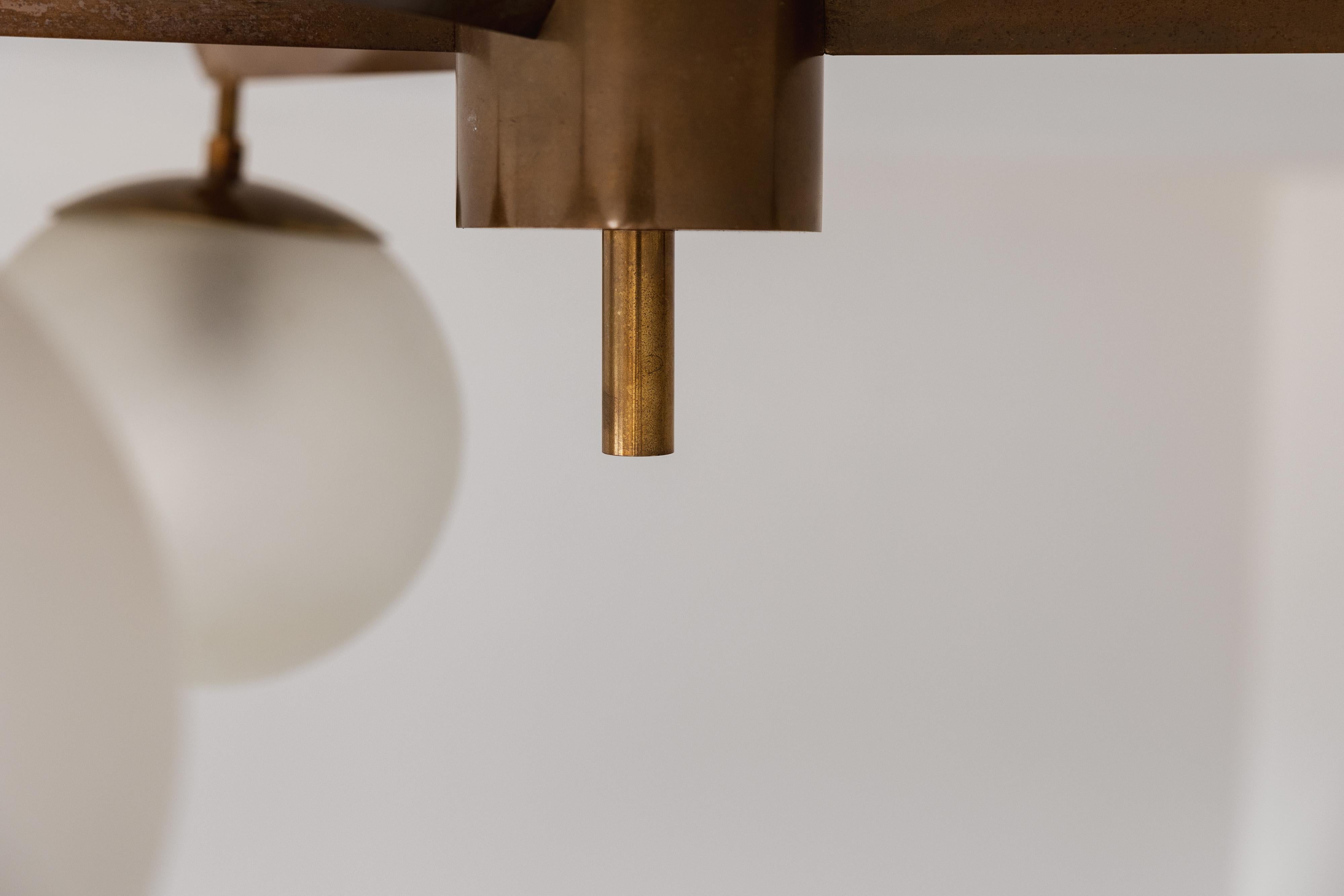 Angelo Lelii “Stella a 4” Ceiling Lamp for Arredoluce, 1959 For Sale 6