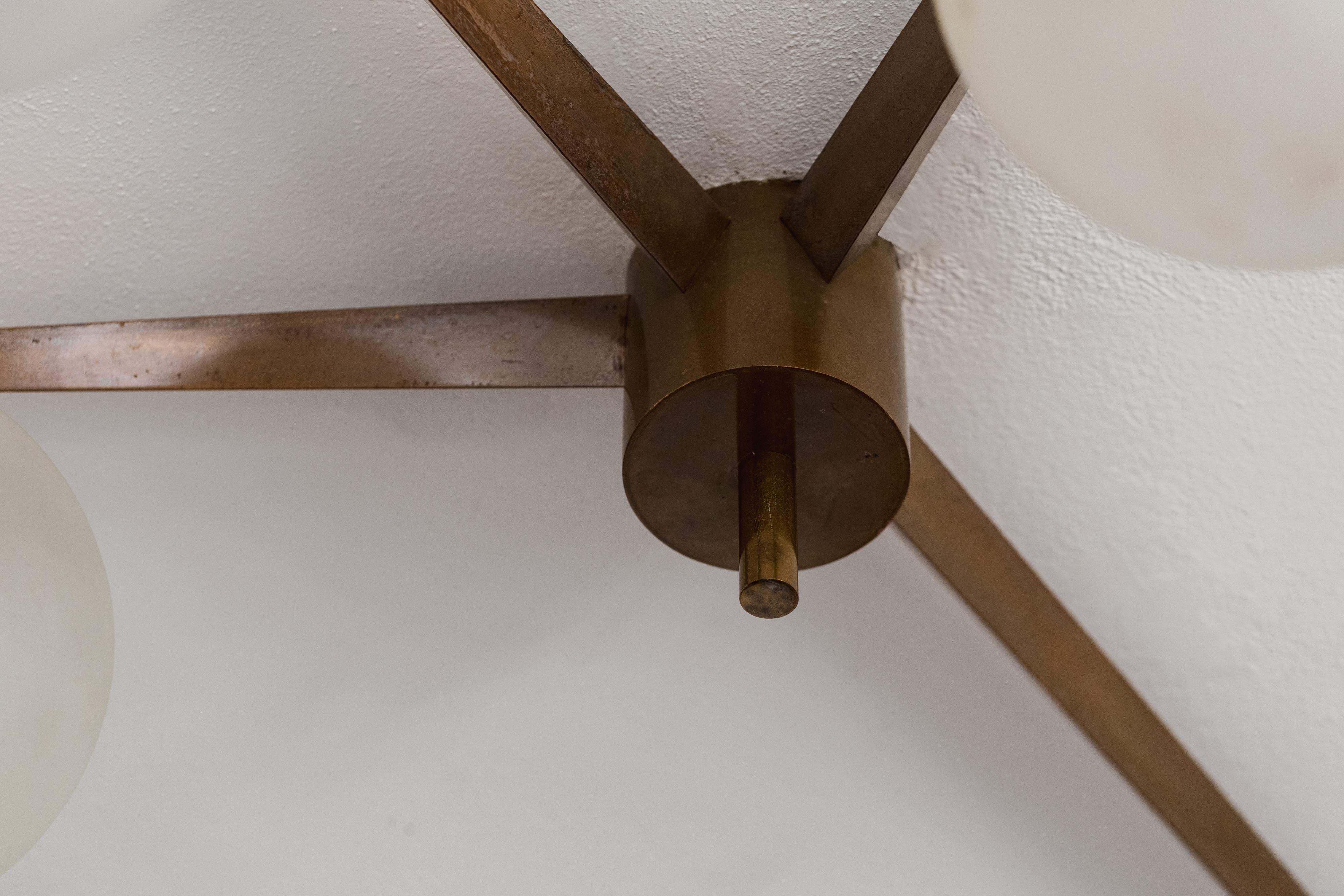 Angelo Lelii “Stella a 4” Ceiling Lamp for Arredoluce, 1959 For Sale 4