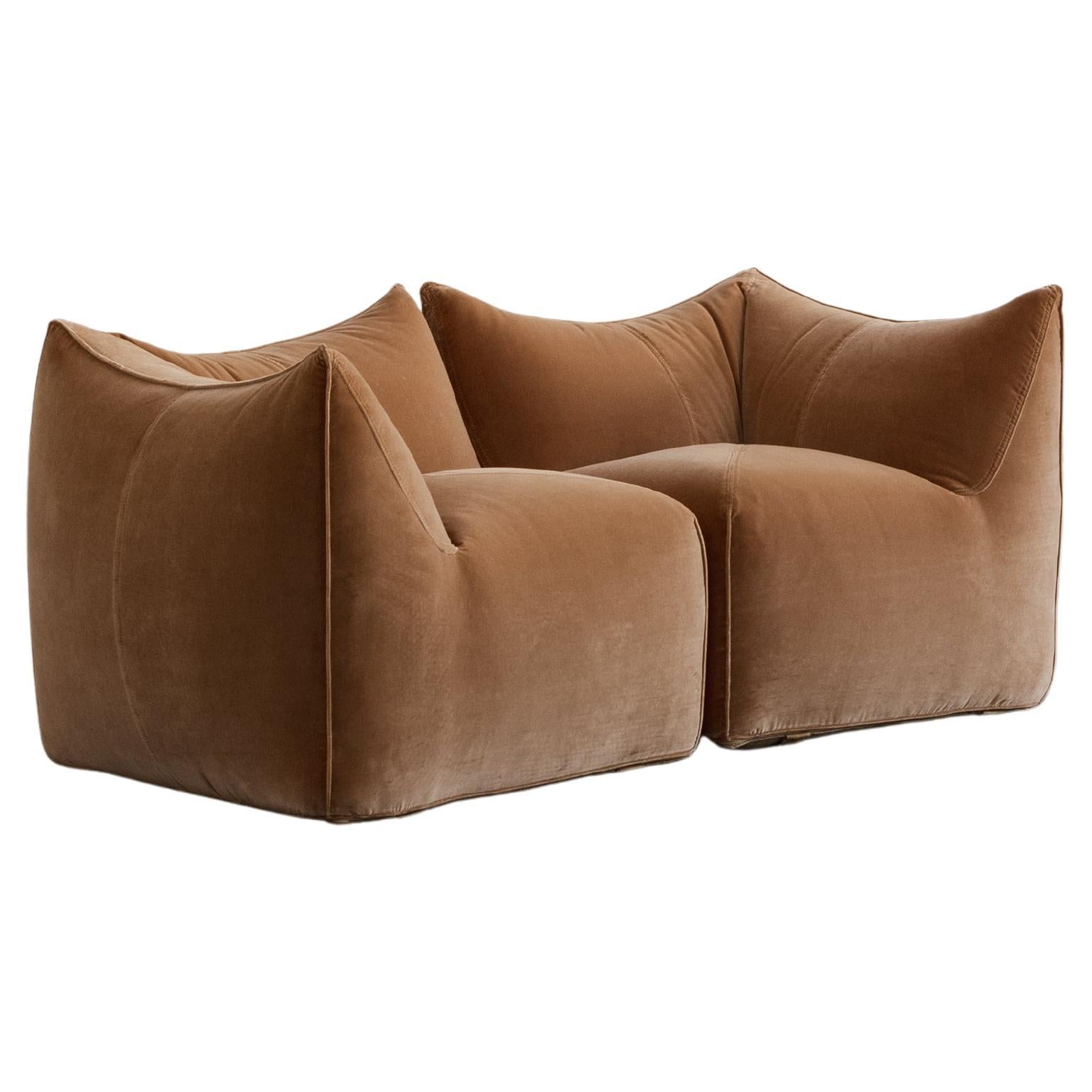 Mario Bellini "Le Bambole" Modulares Sofa für B&B Italia, 1971, 2er-Set
