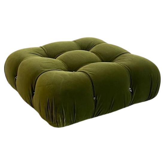 Mario Bellini “Camaleonda” Ottoman for B&B Italia, Green Velvet, 1970