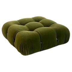 Mario Bellini “Camaleonda” Ottoman for B&B Italia, Green Velvet, 1970