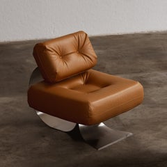 Oscar Niemeyer “Alta” Easy Chair for Mobilier International, 1971