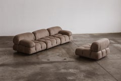 Mario Bellini "Camaleonda" Sofa für B&B Italia, Taupe Alpaka, 1970, 4er Set
