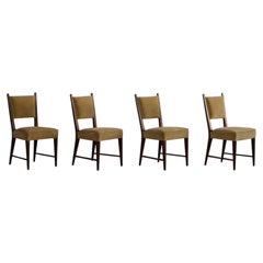 Pier Luigi Colli Esszimmerstühle für Colli, Italien, 1940, 4er-Set