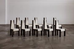 Edoardo Landi "540" Dining Chairs for Nikol International, 1973, Set of 10
