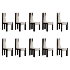 Edoardo Landi "540" Dining Chairs for Nikol International, 1973, Set of 10