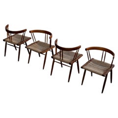 George Nakashima Style Dining Chairs, 1947, Set of 4