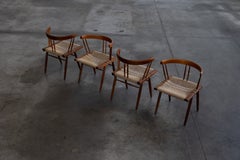 George Nakashima Style Dining Chairs, 1947, Set of 4