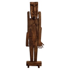 Rituelle figürliche Holzskulptur, Italien, 1990er Jahre