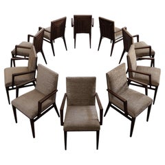 Chaises de salle à manger Art déco « Finali » de Gustavo Pulitzer, 1940, lot de 10