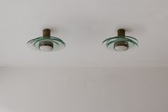 Lampade da soffitto "2079" di Max Ingrand per Fontana Arte, 1960, set da 2