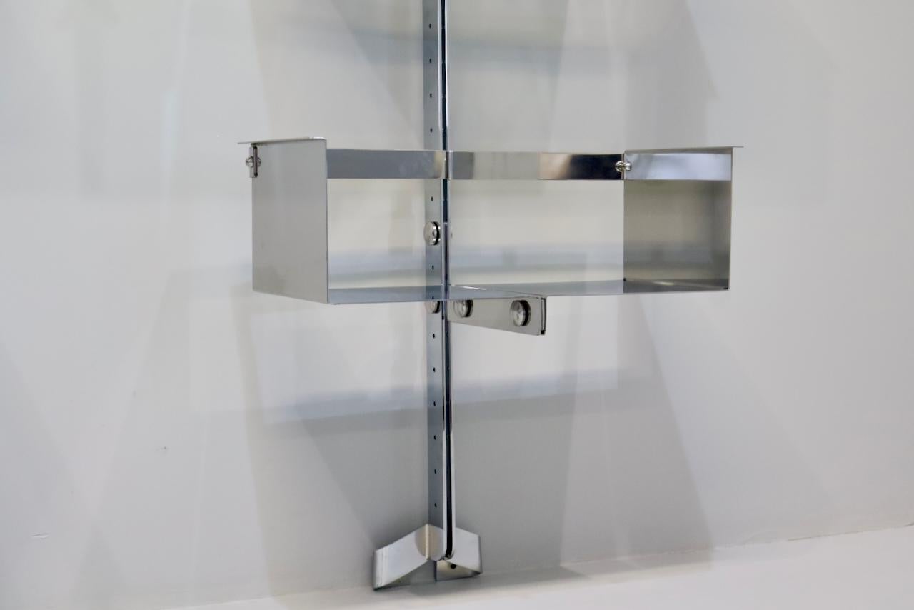 Pair of Modular Wall-Mounted Shelving System by Vittorio Introini for Saporiti For Sale 4