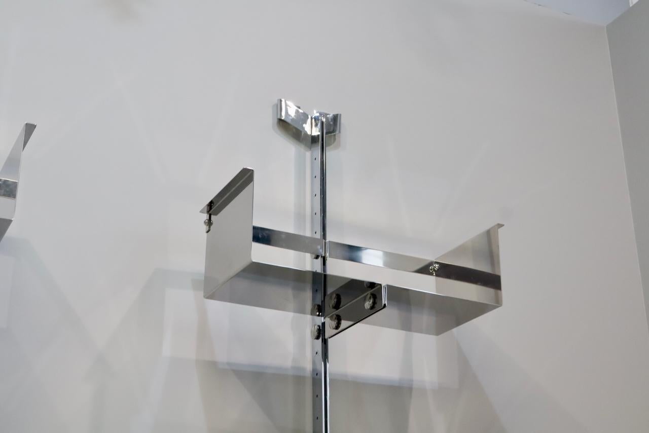 Pair of Modular Wall-Mounted Shelving System by Vittorio Introini for Saporiti For Sale 5