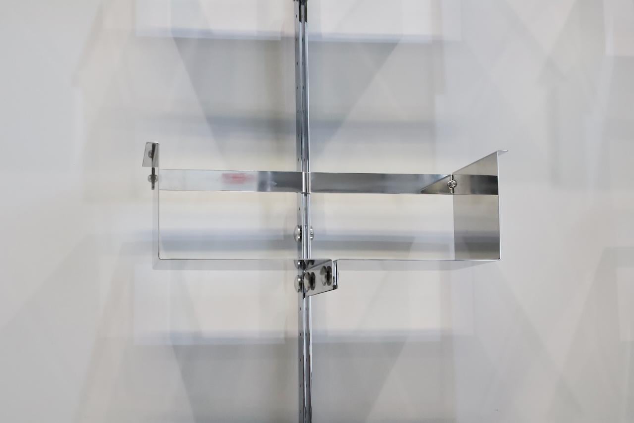Pair of Modular Wall-Mounted Shelving System by Vittorio Introini for Saporiti For Sale 10
