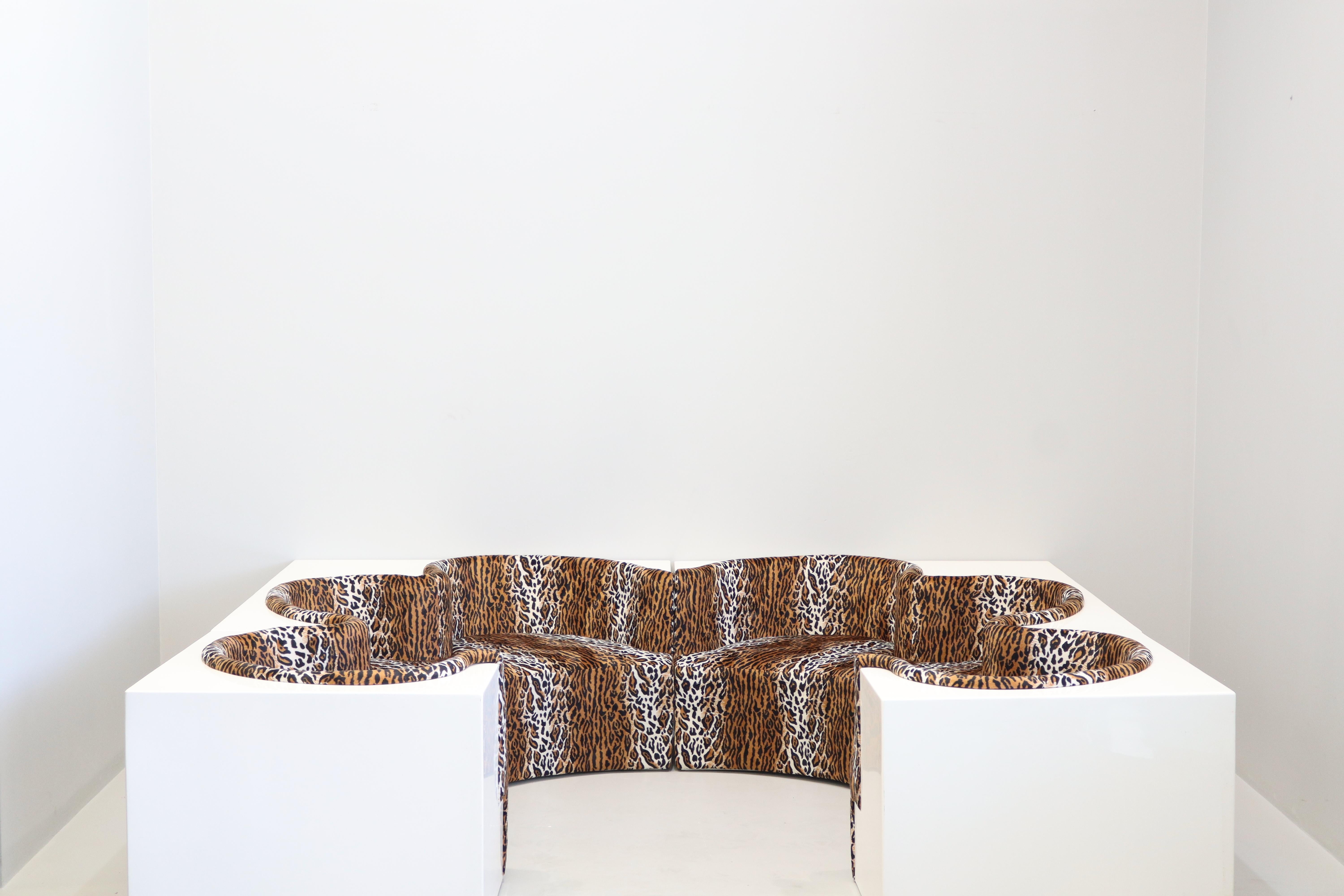 Sehr seltenes Safari Lounge Sofa, Archizoom Associati 1968 (20. Jahrhundert) im Angebot