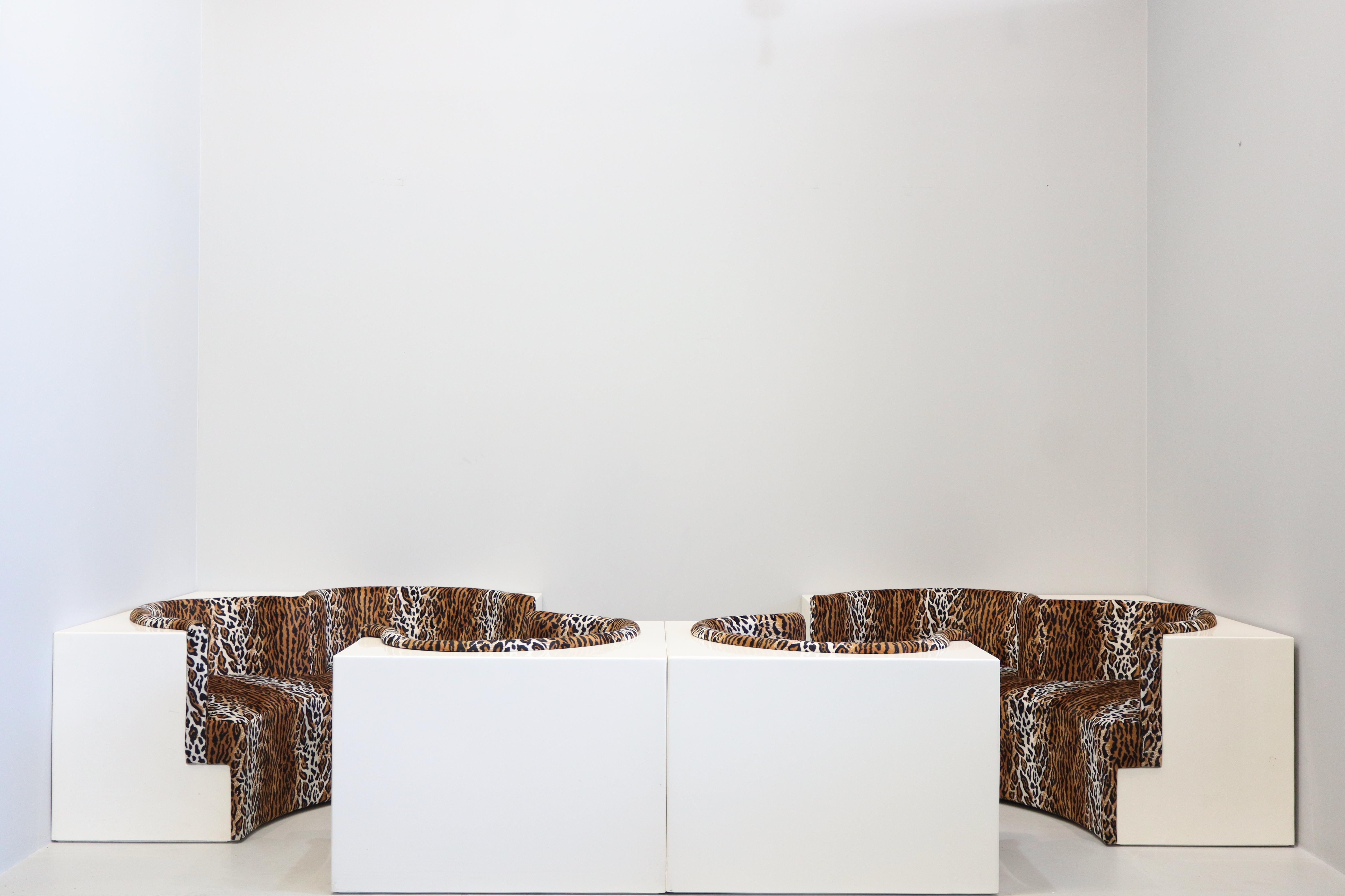 Sehr seltenes Safari Lounge Sofa, Archizoom Associati 1968 im Angebot 5