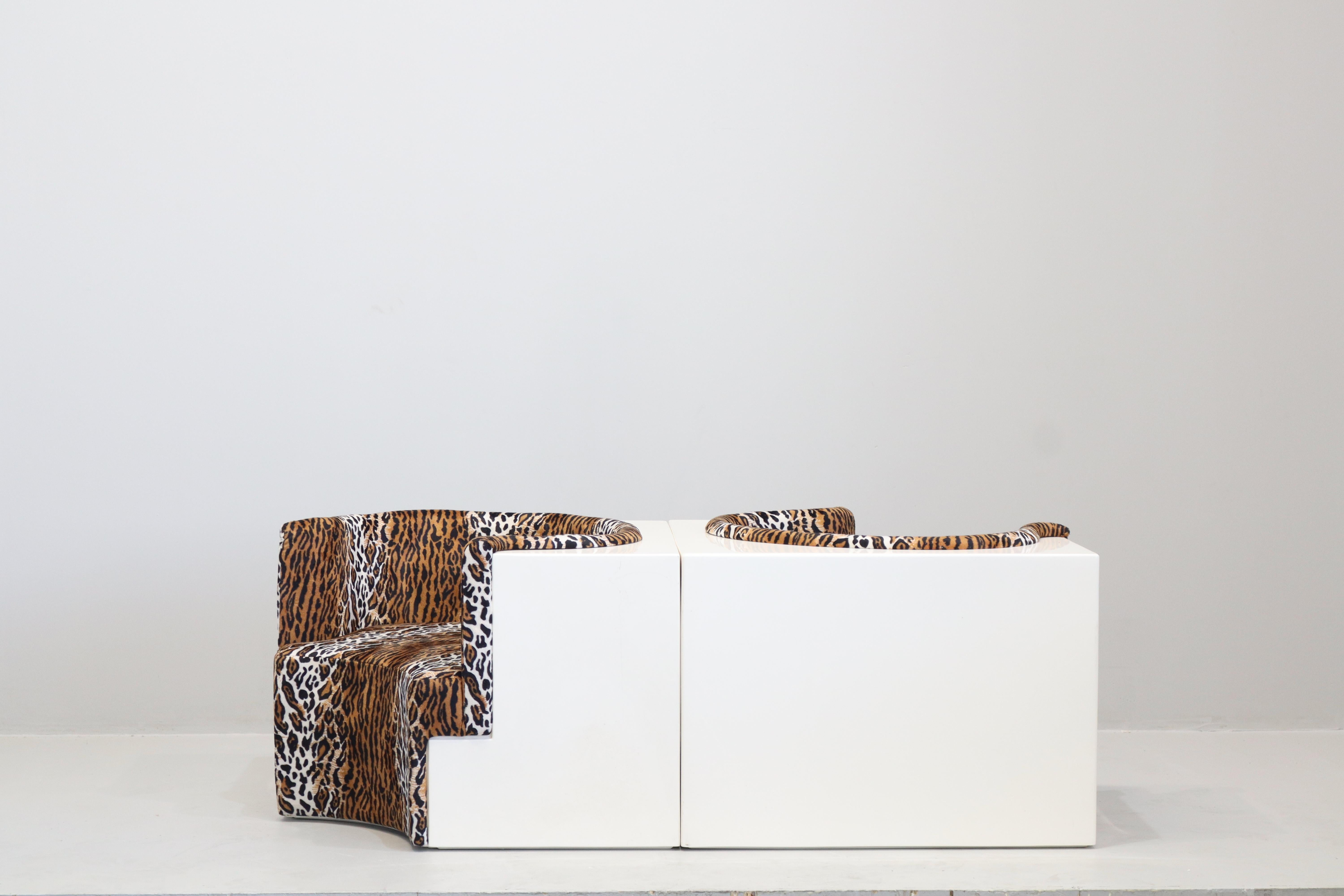 Sehr seltenes Safari Lounge Sofa, Archizoom Associati 1968 im Angebot 8