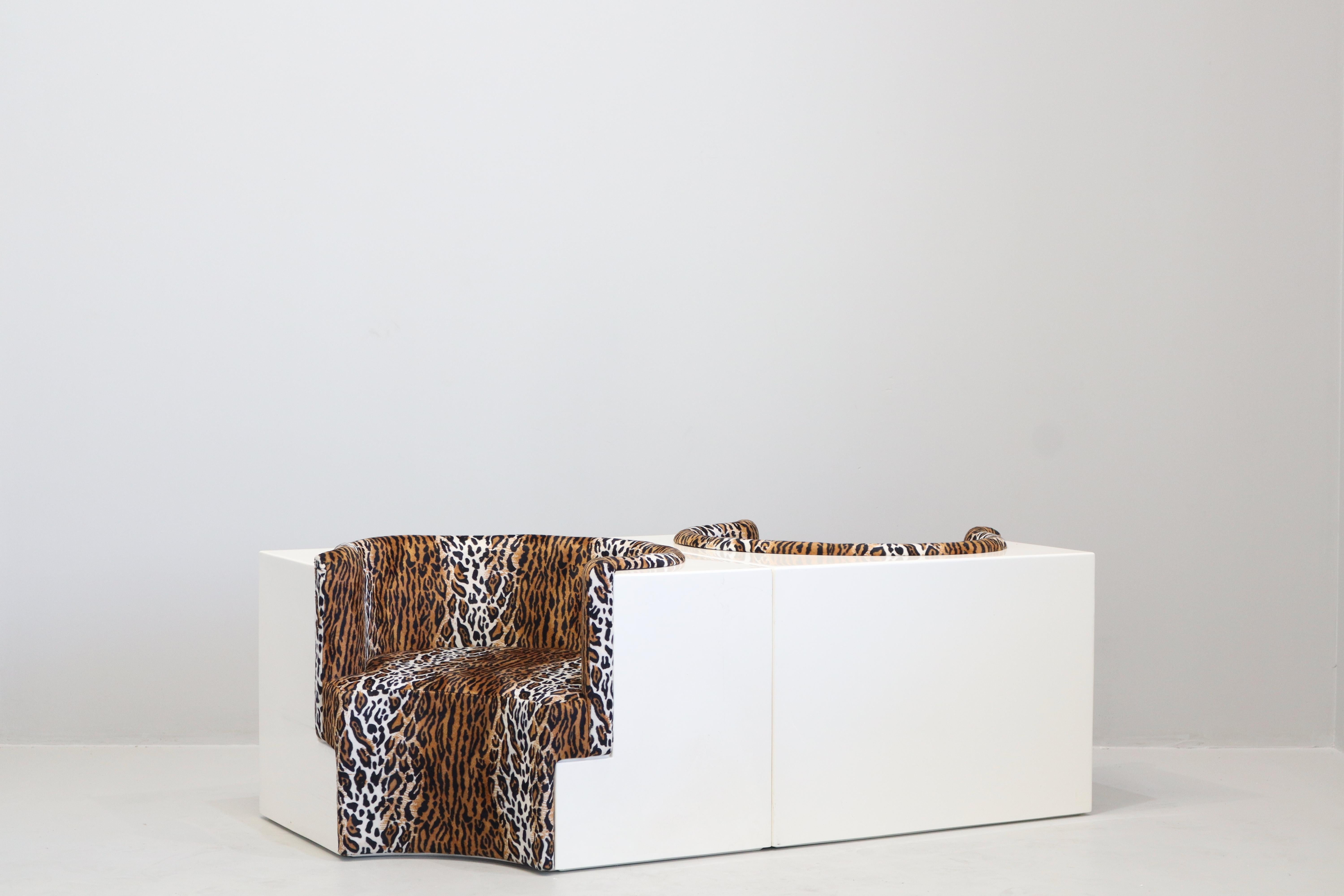 Sehr seltenes Safari Lounge Sofa, Archizoom Associati 1968 im Angebot 9